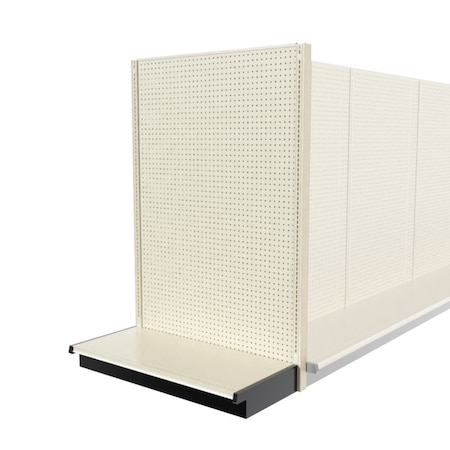 Lozier Shelving End Cap Display, Platinum 48W 72H 22D P472U-EC